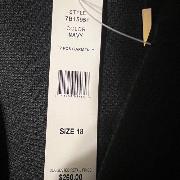 BNWT John Meyer Collection Blazer and Skirt set size 18 - Picture 6 of 8